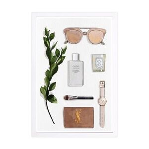 NEW NORDSTROM 13”x19” Designer Style Art in Frame